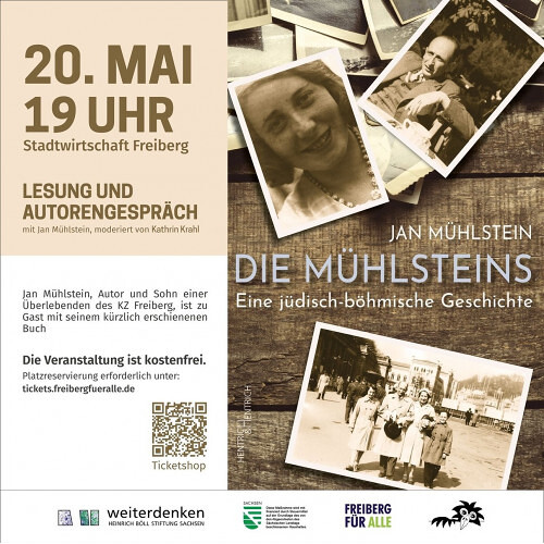 „Die Mühlsteins. Eine jüdisch-böhmische Geschichte“ Lesung und Gespräch 
